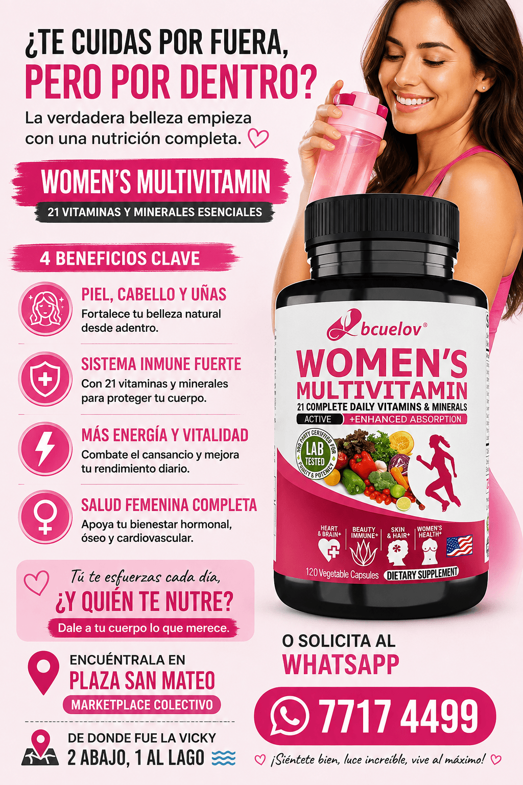 Multivitaminico para mujer.